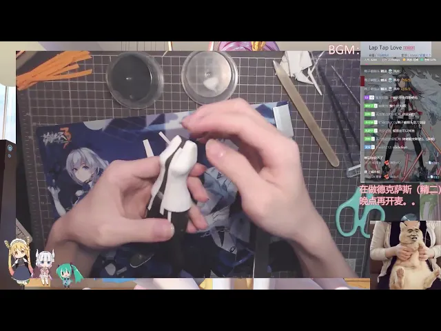 【同人逼死官方】明日方舟 德克萨斯手办自制 拉普兰德做的到吗?